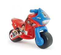 Moto Porteur Enfant 18 Mois à 3 Ans sans Pédales Trotteur pour Bebe - Twin Dessert Pat Patrouille Stable + Ergonomique Moto Draisiènne 2 Ans Roues Larges + Transport Facile + Style Course | INJUSA