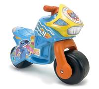 Moto Porteur Stitch pour Enfants de 18 Mois à 3 Ans Apprentissage de l’Équilibre sans Pédales avec Roues Larges Poignée de Transport Décoration Résistante Officielle Disney