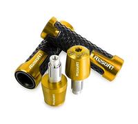 moto POUR BMW R1250RT R 1250 RT 2019 2020 2021 2022 2023 Moto Guidon Antidérapant Guidon Poignée Embout Capuchon Poignées CNC extrémité du manche(Gold gold)