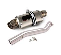 Moto pour CBR600 F4i 2001 2002 2003 2004 2005 2006 2007 Échappement Mi Lien Tube Silencieux Évasion Amovible DB Killer Slip on en Acier Inoxydable