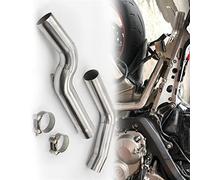 Moto pour CBR600RR F5 2003-2015 CBR1000RR 2004-2007 Slip-on 51mm Tuyau D'échappement Moyen Lien sous Siège Silencieux Évasion Connecter Tube