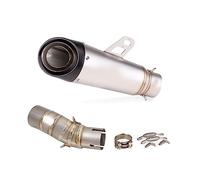 Moto pour CFMOTO 450SR 2022 Système D'échappement Section De Connexion Moyenne Lien Tuyau sans Lacet 51mm Extrémité Peut Silencieux Modifié