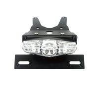 Moto pour CRF250L 2013-2019 Support Plaque D'immatriculation Cadre Cache-Porte Rangement Arrière Éliminateur Garde-Boue Éclairage LED(Clear)