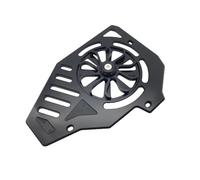 moto pour débordement de radiateur pour réservoir Couvercle de ventilateur rotatif CNC modifié pour moto, calandre protection, liquide refroidissement pour filet moteur(Noir)