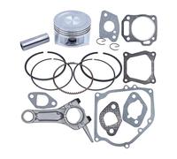 moto Pour GX160 6,5 Ch GX 160 Moteur Pièces Détachées Tondeuse À Gazon Bielle 68 Mm Segment Piston Joint Plein Moteur(1)