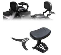 Moto pour Harley Softail FLSTC Heritage 2018-2020 Réglable Polyvalent Conducteur Passager Dossier Noir