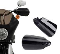 Moto pour Harley Softail Heritage Classic FLHC 2018 2019 2020 2021 Protège-Mains Noir avec Poignée De Protection Contre Le Vent
