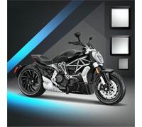 Moto pour Miniature Alliage Moulé sous Pression L'éPour Chelle 1/12 avec Volant pour Ducati X