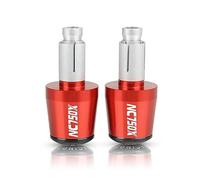 moto Pour NC750X NC 750 X 2014 2015 2016 2017 2018 2019 2020 7/8 ''22 MM Guidon Guidon Extrémités Poignées Cap Poids Bouchons Silder extrémité du manche(Red Black)