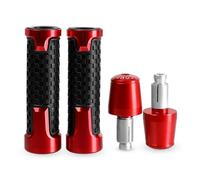 moto Pour SUZUKI GS650 GS 650 1981 1982 1983 1984 1985 1986 1987, Accessoires De Moto, Poignées Et Embouts De Guidon extrémité du manche(Red red)