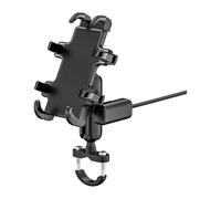 Moto pour VOGE pour Valico DS525X 525DSX Accessoires Calandre Garde Sac Latéral Téléphone Support De Navigation Guidon Riser Housse De Coussin Support De Navigation(-03-Phone Stand with USB)