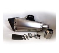 Moto pour Yamaha FZ1 R6 R15 pour Kawasaki ZX6R ZX10 Z900 1000 pour Suzuki CBR1000 GSXR1000 avec DB Killer Universel 51mm Silencieux D'échappement Kille