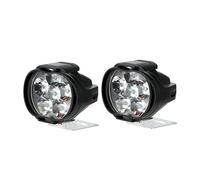 Moto Projecteurs LED Phares De Moto Feux Auxiliaires Étanches À Haute Luminosité 6 LED Antibrouillard Feux De Travail avec Interrupteur(2PCS)