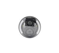 Moto Projecteurs LED pour Jeep pour Wrangler JK LJ CJ Phare LED pour Moto 1 Pièce 7 Pouces Feux Route/Croisement Clignotants DRL Phare Rond De 7 Pouces(Black 12)