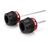 Moto Protection Anti Chute Crash pour Triumph Street Triple 765RS 765R 675 R RX 2017 - 2024 Protecteur Moto Axe Roue Avant Arrière Fourche Curseur Collision(675 Front Rear-Red)