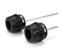 Moto Protection Anti Chute Crash pour Triumph Street Triple 765RS 765R 675 R RX 2017 - 2024 Protecteur Moto Axe Roue Avant Arrière Fourche Curseur Collision(675 Front Rear-Black)