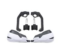 Moto Protège-Mains Kit Protection Protège-Mains avec Spoilers Et Déflecteur Vent pour CRF 1000 L pour Africa pour Twin 2014-2016, 2017, 2018 2019 Protège-Mains de Moto(Blanc)