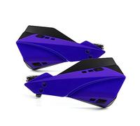 Moto Protège-Mains Protège-Mains universels pour Motos, 22 mm, 25 mm, Coupe-Vent, pour Guidon, Pit Dirt Bike Moto Garde-Main(Blue)