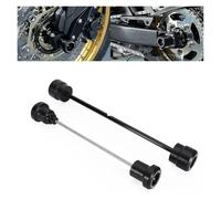 Moto Protèges-Cadre 2023 2024 Transalp 750 Curseur De Collision De Roue D'essieu Avant Et Arrière pour XL750 CRF1100 Africa Twin 1100 Curseurs De Support De Bobines De Bras Oscillant(Set B)