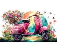 Moto Puzzle 1000 pièces Educa Cadeau Unique Décoration Intérieure Jeu éduchatif Challenge Toy pour Adultes & Enfants des 14 Ans 75x50cm/1000pcs