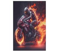 Moto Puzzles Adulte 1000 Pieces Cadeau Famille Puzzle Classique 3D EnfantsJouet en Bois Cadeau Unique 78×53cm