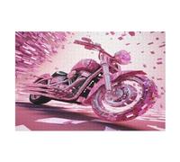 Moto Puzzles Adulte 1000 Pieces Cadeau Famille Puzzle Classique 3D EnfFourmisJouet en Bois Cadeau Unique （75×50cm）