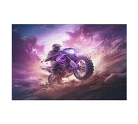 Moto Puzzles Adulte 1000 Pieces Cadeau Famille Puzzle Classique 3D EnfFourmisJouet en Bois Cadeau Unique （75×50cm）