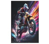 Moto Puzzles Adulte 1000 Pieces Cadeau Famille Puzzle Classique 3D EnfFourmisJouet en Bois Cadeau Unique 78×53cm