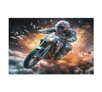 Moto Puzzles en Bois 1000 Pièces Adultes, Poster Jigsaw Puzzle, Design Unique Jouet Éducatif pour Adolescents Et EnfFourmis （75×50cm）