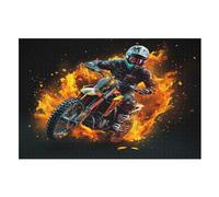 Moto Puzzles en Bois 1000 Pièces Adultes, Poster Jigsaw Puzzle, Design Unique Jouet Éducatif pour Adolescents Et EnfFourmis （75×50cm）