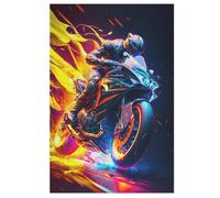 Moto Puzzles en Bois 1000 Pièces Adultes, Poster Jigsaw Puzzle, Design Unique Jouet ÉduChatif pour Adolescents Et EnfFourmis 78×53cm