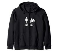 Moto Racer Your My Cool Dad vs Yours Funny Humour Sweat à Capuche