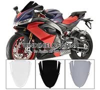 Moto Racing Pare-brise Pare-brise Carénage avant pour RS 660 RS660 2020 2021 2022 2023 Double bulle Flyscreen Airflow Wind Screen Deflector Cover Visor Pare-brise Protector (Fumée)