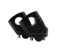 Moto Rehausseur de Guidon 1 Paire de Supports de Guidon de Moto universels, 28 mm (1 1/8"), 22 mm (7/8") Guidon Moto Pinces Riser(22mm Black)
