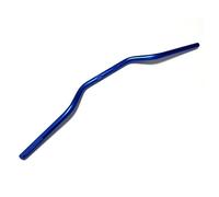 Moto Rehausseur de Guidon Guidon de Moto en Alliage d'aluminium de 22 mm, 7/8'', avec Barre transversale, pour Motocross, Dirt Pit Bike Guidon Moto Pinces Riser(Blue)