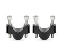 Moto Rehausseur de Guidon Lot 2 rehausseurs Guidon Moto 28 mm, Pince Fixation Guidon 1 1/8 po, rehausse Guidon Universelle 20 mm Guidon Moto Pinces Riser