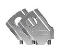 Moto Rehausseur de Guidon Support de Fixation pour Guidon de Moto pour BMW pour G310GS pour G310R Guidon Moto Pinces Riser(28mm Silver)