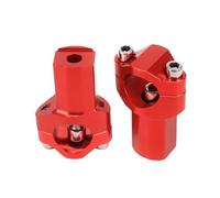 Moto Rehausseur Guidon Risers de Guidon Moto, Support Pince, Barre poignée pour Adaptateur Pinces Montage en Alliage d'aluminium pour 28mm