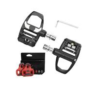 moto repose pédales Pédales Vélo Route BUCKLOS Pour Pédales Autobloquantes LOOK KEO Carbone Pour Pédales Automatiques KEO Pour Pièces Cyclisme Nylon Pour Ultra-légères(CRABON with Cleats 9)