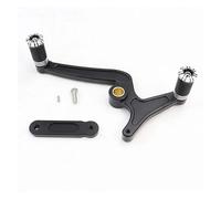 moto repose pédales Pour Indian Pour Scout Pour Hussar Pour Bobber Pour Sixty 2015-2022 2023 Levier Changement Vitesse Moto Pédale Changement Talon-orteil Aluminium CNC(A4-Black)