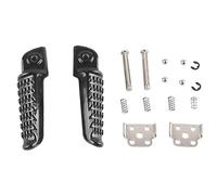 Moto Repose-Pieds 1 Paire De Repose-pieds Arrière Pour Kawasaki Pour EX650 250 Pour ZX6R Pour ZX9R Pour ZX10R Pour ZX12R ER6N ER6F EX250 Pour ZX14 Z750 Z1000 Noir CNC Cale Pied Moto