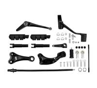 Moto Repose-Pieds Kit Complet de Commandes avancées Moto, Chevilles, leviers, Liaisons pour Sportster XL 883 1200 48 2004 - 2022