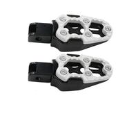 Moto Repose-Pieds Pour 1 Paire De Pédales De Moto En Alliage D'aluminium Pédale Arrière Antidérapante Pédale Universelle Accessoires Moto Moto Pédale Repose Pieds(Silvery)