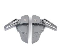 Moto Repose-Pieds pour Vespa pour Primavera pour Sprint 125 150 2017-2020 Moto Pliable Marchepieds Extension Pédale Repose-Pieds Arrière(Gray)