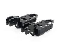 Moto Repose-Pieds Repose-pieds larges pédales avant pour Kawasaki pour Z800 pour Z800E pour Z750R pour Z1000 pour Z1000R pour ZX-6R pour ZX6R 636 pour ZX-10R Cale Pied Moto(Noir,B)