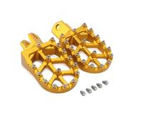 Moto Repose-Pieds Repose-pieds Repose-pieds Pédale Pour SUZUKI Pour RM125 Pour RM250 Pour RMX250S 250R DRZ400 400E 400S 400SM Pour KLX400R Pour KX500 Cale Pied Moto(Gold)