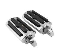 Moto Repose-Pieds Universel Moto Moteur Garde Repose-Pieds Autoroute Barre Repose-Pieds Pédale Repose-Pieds Courts Repose-Pieds Pinces 32mm 1-1/4" Repose-Pieds Pédale(Chrome1)