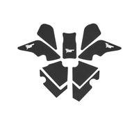 Moto réservoir Carburant Pad Coussinet Latéral De Réservoir De Carburant pour Moto pour pour Tenere 700 T700 XTZ700 Tampons De Protection Autocollants Genouillère Coussinet De Traction