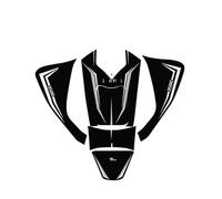 Moto réservoir Carburant Sticker Autocollants Tampons Réservoir pour 350E, Accessoires Moto, Couvercles D'essence, Protecteur Réservoir De Carburant, Kit De Décalcomanies E E350 350