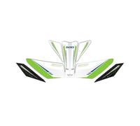 Moto réservoir Carburant Sticker Kit De Réservoir De Carburant Givré pour Moto pour NI&NJA 500 Se, pour NI&NJA 500 2024, Autocollant De Protection Antidérapant, Accessoires De Décalcomanies